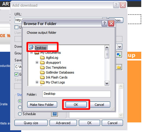 FDM - Browse for folder