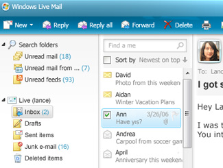 Windows Live Mail 2008