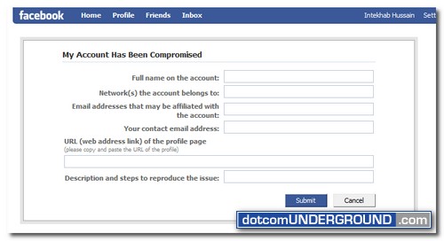 » How to recover your hacked facebook account