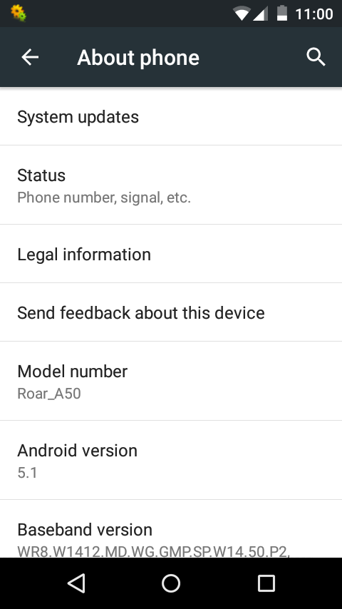 Symphony AndroidOne Lollipop Update
