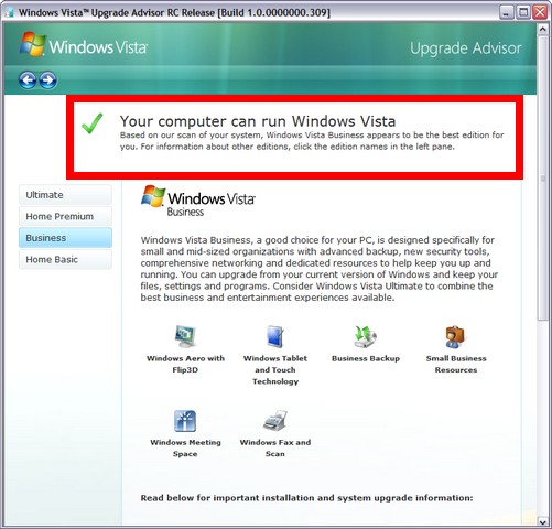 Is your pc capable running Windows Vista?