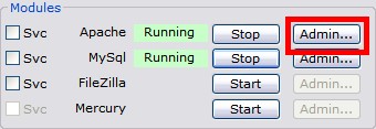 Portable Apache Admin