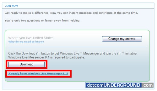 iâ€™m - download Windows Live Messenger 8.1