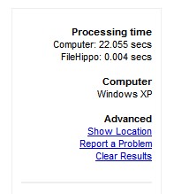 filehippo.com Update Checker processing time