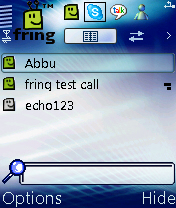 Fring - Skype on Symbian OS Mobile