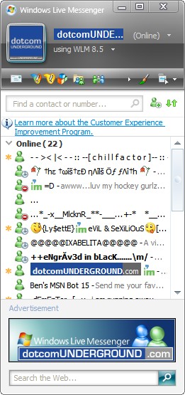 Windows Live Messenger 8.5 - English