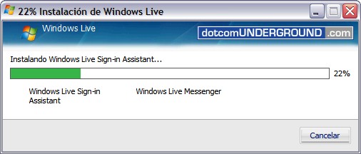 Windows Live Messenger 8.5 - Installingâ€¦
