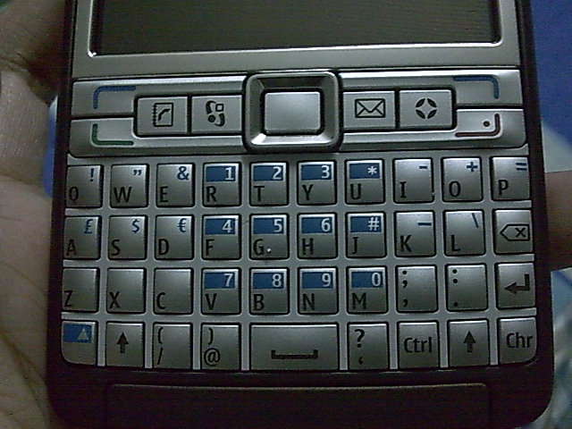 Nokia E61i - Keyboard