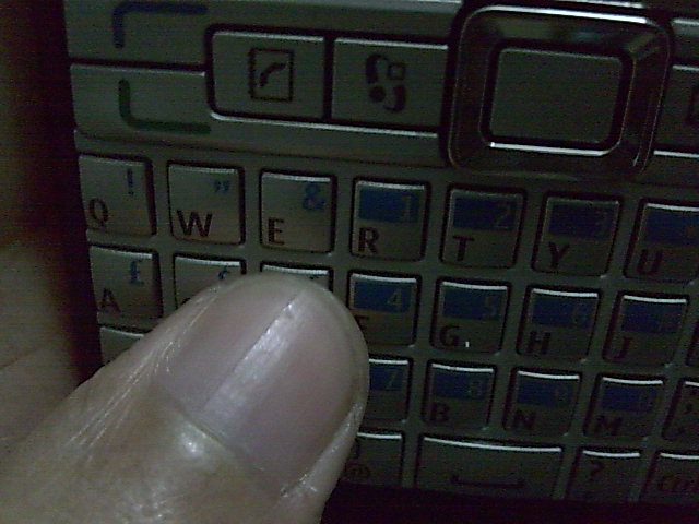 Nokia E61i - Keyboard