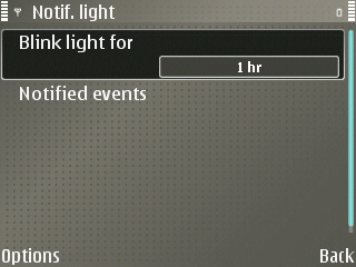 Nokia E61i - Notification Light