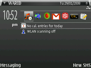 Windows Mobile 6 Theme for Symbian S60 - WM6 Black Theme