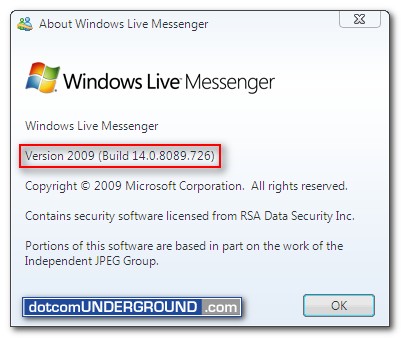 Windows Live Messenger 14.0.8089.726