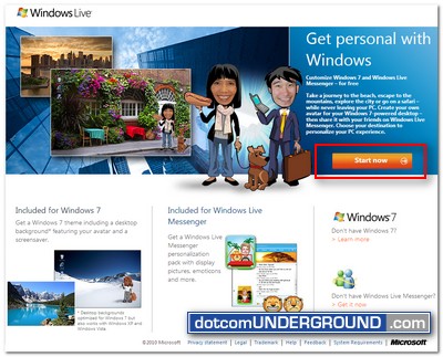 Windows Experience Pack - Start