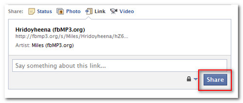 fbMP3 - Facebook Music Share